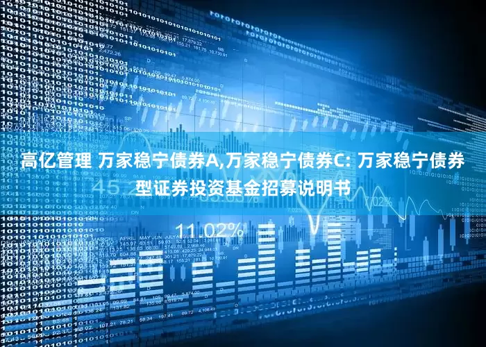 高亿管理 万家稳宁债券A,万家稳宁债券C: 万家稳宁债券型证券投资基金招募说明书