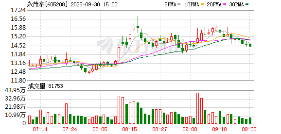 五五策略 永茂泰2024年净利润3751万元增21.3%，经营现金流净额降326.8%